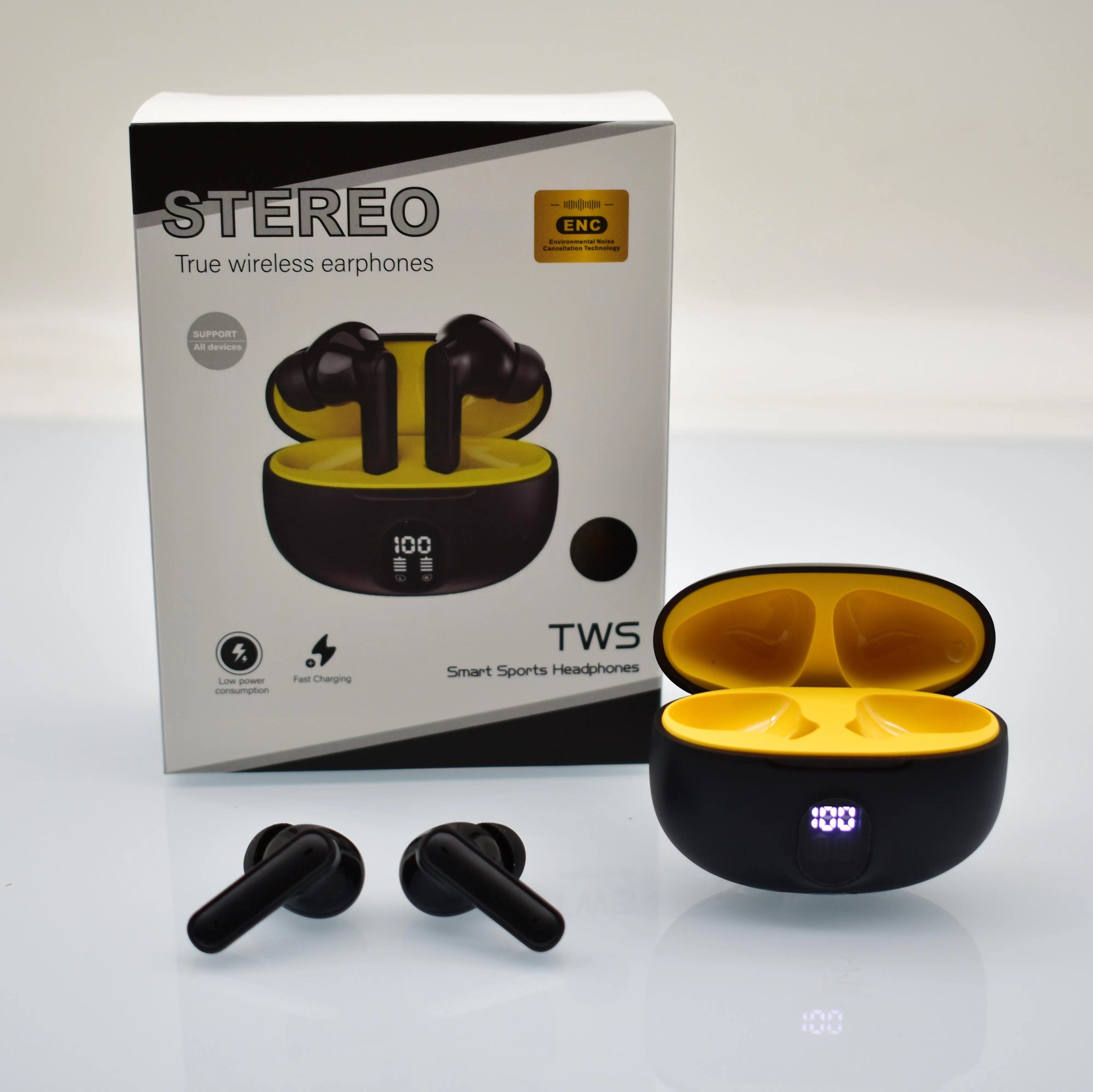 Professional Display Earbuds STEREO 895B Wireless Bluetooth Earbuds