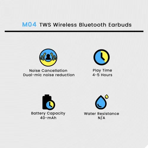 Professional Display Earbuds STEREO 895B Wireless Bluetooth Earbuds